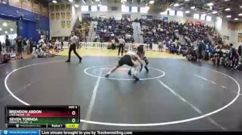 170 lbs Semifinals (8 Team) - Brendon Abdon, Lake Gibson vs Seven Tornga, Merritt Island