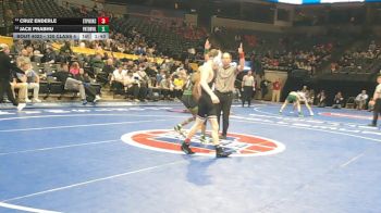 120 Class 4 lbs Champ. Round 1 - Cruz Enderle, St. Pius X (Kansas City) vs Jace Prabhu, Pattonville