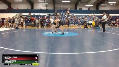 133 lbs Cons. Round 4 - Austin Long, Averett vs Nolan Frye, Mount Union