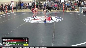 90 lbs Cons. Round 2 - Walter Muhs, MN Elite vs Weston Schueler, Hutchinson
