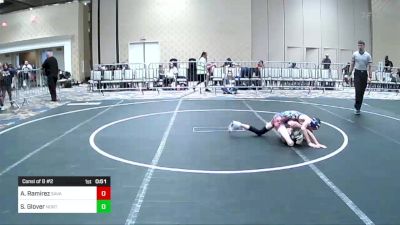 74 lbs Consi Of 8 #2 - Aaron Ramirez, Savage House WC vs Saleel Glover, Northwest Elite