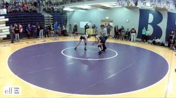 105 lbs. Champ. Round 1 - Brittany Villegas, Little Rock Central vs Brylie Bussing, Shawnee Mission South