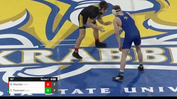 157 lbs Cael Swensen, South Dakota State vs Brock Mauller, Missouri