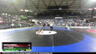 63 lbs Champ. Round 2 - Patrick Roberts, Cherry Creek Wrestling Club vs Isaac Ozuna, Asylum Wrestling Club