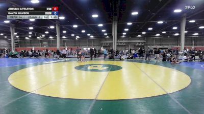 130 lbs Semifinal - Autumn Littleton, Diamond Fish - GHSE vs Kaydn Hansen, USAW Maine - GHSE
