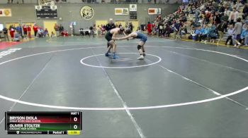 171 lbs Quarterfinal - OLIVER STOLTZE, Chugiak High School vs Bryson Diola, Eagle River High School