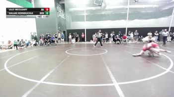 110 lbs Semifinal - Lilly McCleary, Jacked Wrestling Academy vs Dalani Hornbuckle, Rogers High School Wrestling