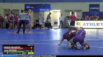 197 lbs Champ. Round 1 - Marcus Orlandoni, University Of Wisconsin-La Crosse vs Chad Richards, University Of Wisconsin-Whitewater