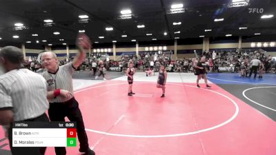 5th Place - Brayden Brown, Aztec Tigers vs Dominic Morales, Pounders WC