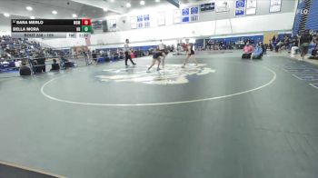 105 lbs Champ. Round 2 - Bella Mora, Huntington Beach vs Sara Merlo, Westminster