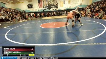 215 lbs Champ. Round 1 - Blake Goltz, Blaine vs Preston Marshall, Mariner