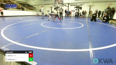 76-82 lbs Rr Rnd 4 - TJ Davis, Team Tulsa Wrestling Club vs Bryson Gelinas, Grove Takedown Club