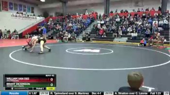 Round 1 - William Van Dee, Williamsburg vs Brant Dickinson, Vinton-Shellsburg