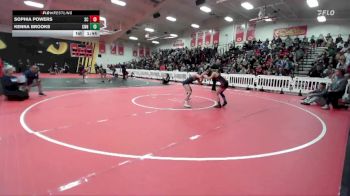 100 lbs Champ. Round 1 - Kenna Brooks, Centennial (NV) vs Sophia Powers, San Clemente