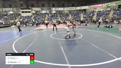 165 lbs Consi Of 16 #2 - Cooper Fouts, RCS MS Wrestling vs Bryan Montes, Yuma