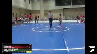 50 lbs Round 1 (6 Team) - Evan Hill, Alabama Elite - Red vs Jace Paul Starkie, Panhandle Punishers