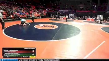 1 lbs Champ. Round 1 - Vance Williams, Woodstock (Marian) vs Jackson Carroll, Glasford (Illini Bluffs)