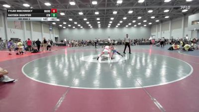 80 lbs Rr Rnd 2 - Tyler Ribchinsky, Mat Assassins Black - EL vs Hayden Shaffer, CTWHALE Humpback - EL