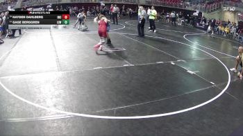 112 lbs Cons. Round 3 - Gage Berggren, Little Cougar Wrestling vs Hayden Dahlberg, Impact Wrestling Club