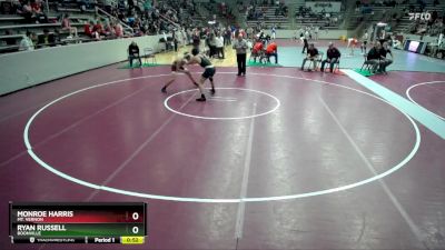 150 lbs Cons. Round 2 - Monroe Harris, Mt. Vernon vs Ryan Russell, Boonville