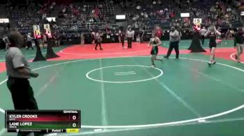 146 lbs Semifinal - Lane Lopez, DWC3 vs Kyler Crooks, GFF2