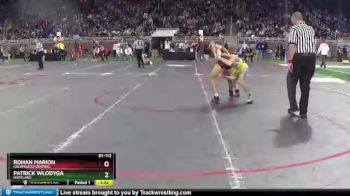 D1-112 lbs Champ. Round 1 - Patrick Wlodyga, Hartland vs Rohan Marion, Kalamazoo Central