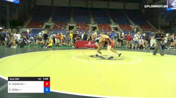 126 lbs Cons 64 #2 - Ashton Hayhurst, Indiana vs Owen Cline, Washington