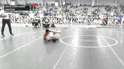 106 lbs Consi Of 8 #1 - Carlos Juarez Ramirez, MO vs Liam Myles, NC