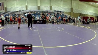 70 lbs Quarterfinal - Jaxton Coyer, MI vs Roman Spinelli, IL