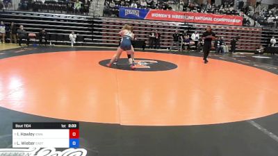 143 lbs Round Of 16 - Isabelle Hawley, Iowa Wesleyan vs Liv Wieber, Eastern Oregon University