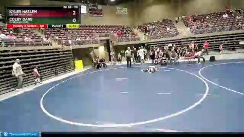 56 lbs Champ. Round 1 - Kyler Haslem, Uintah Wrestling vs Colby Dare, Purebred Elite