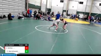 112-123 lbs Cons. Round 3 - Cassie Bernshausen, FoxFit Wrestling vs Caly Settles, Aurora Wrestling Club