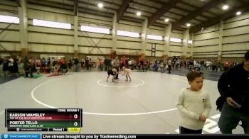 117 lbs Cons. Round 1 - Karson Wamsley, Top Of The Rock Wrestling Club vs Porter Tello, Brighton Wrestling Club