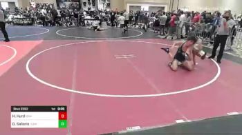 132 lbs Consi Of 64 #2 - Hayden Hurd, Grindhouse WC vs Demetrios Saliaris, Team Montana