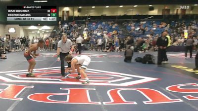 126 lbs Consi Of 64 #1 - Jekai Sedgwick, NC vs Cooper Carling, CA