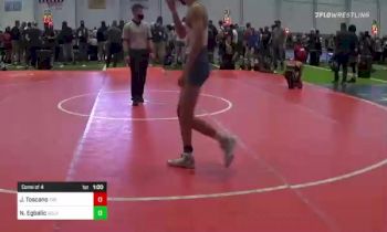 123 lbs Consi Of 4 - Joseph Toscano, The Club vs Nicholas Egbalic, Gold Rush