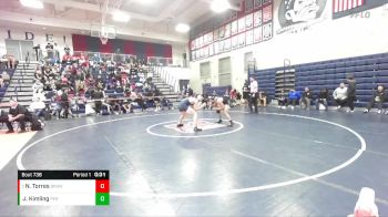 165 lbs Cons. Round 6 - Nathan Torres, Brawley vs Jayden Kimling, Perry