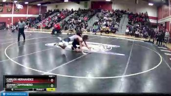 126 lbs Champ. Round 1 - Izayah Companero, Sierra Vista vs Carlos Hernandez, Legacy