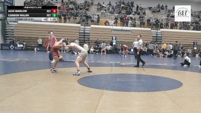 149 lbs Consi Of 8 #1 - Jack Marlow, Pittsburgh - UNATT vs Carson Walsh, Pittsburgh