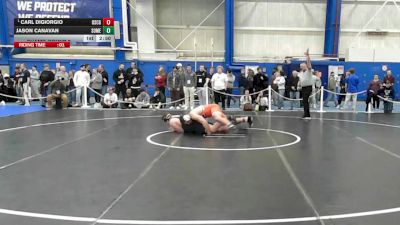 285 lbs Champ. Round 2 - Carl DiGiorgio, Coast Guard vs Jason Canavan, Southern Maine