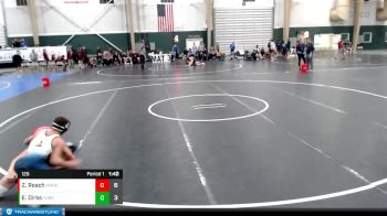 126 lbs Round 2 (16 Team) - Emmitt Dirks, York vs Zach Roach, Amherst