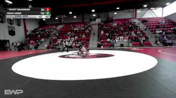 132 lbs Cons. Semi - Noah Lewis, PONCA CITY vs Wyatt Wilkinson, SKIATOOK