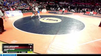 1A 175 lbs Cons. Round 3 - Josue Hernandez, Chicago (De La Salle) vs Asher Hamby, Seneca