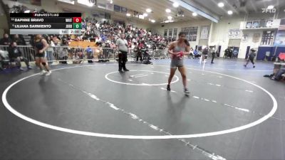 170 lbs Champ. Round 2 - Liliana Sarmiento, Jordan vs Daphne Bravo, Whittier