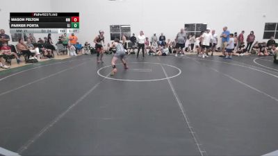 130 lbs Round 1 - Mason Felton, Micky`s Maniacs vs Parker Porta, Dirty Jersey