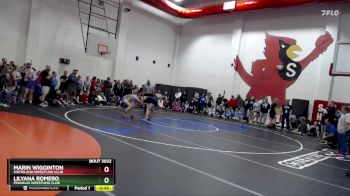 155 lbs Champ. Round 1 - Marin Wigginton, Whiteland Wrestling Club vs Lilyana Romero, Franklin Wrestling Club