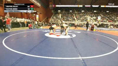 2A-165 lbs Cons. Round 2 - Triffen Jolley, Rocky Mountain vs Paxton Jenks, Wright