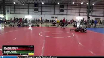 145 lbs Round 3 (6 Team) - Chosen Wilds, HEAVY HITTING HAMMERS vs Brayton Crews, HANOVER HAWKEYE