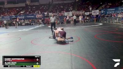 D 3 165 lbs Cons. Round 2 - Darby Hoffmeister, De La Salle vs Blake Dean, Christ Episcopal