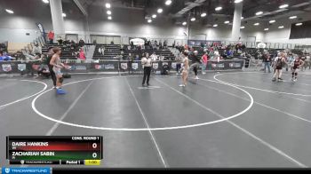 125 lbs Cons. Round 1 - Zachariah Sabin, IA vs Daire Hankins, WI